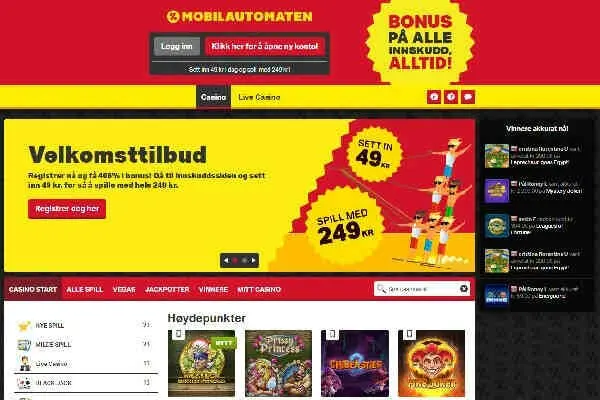 Mobilautomaten Bonus