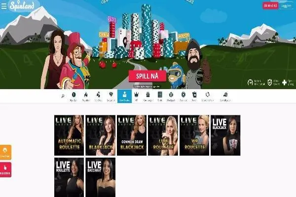 Spinland Live Dealer