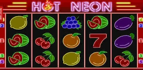 hot neon slot machine
