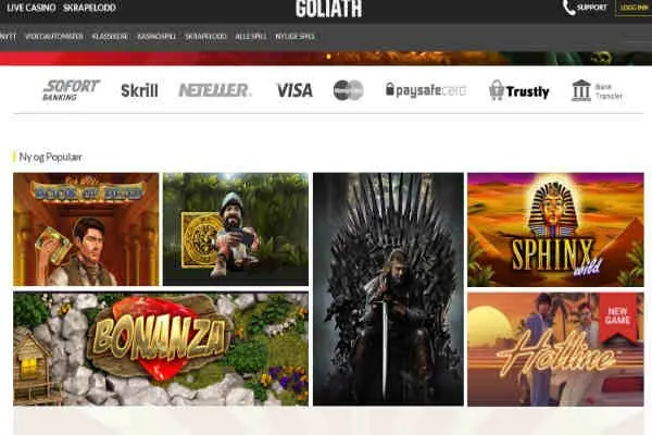 Goliath Casino Spill