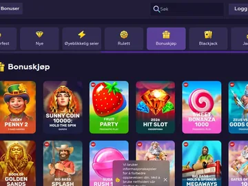 Jackpot-oversikt