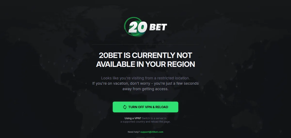 Slik ser det ut inne hos 20bet Casino