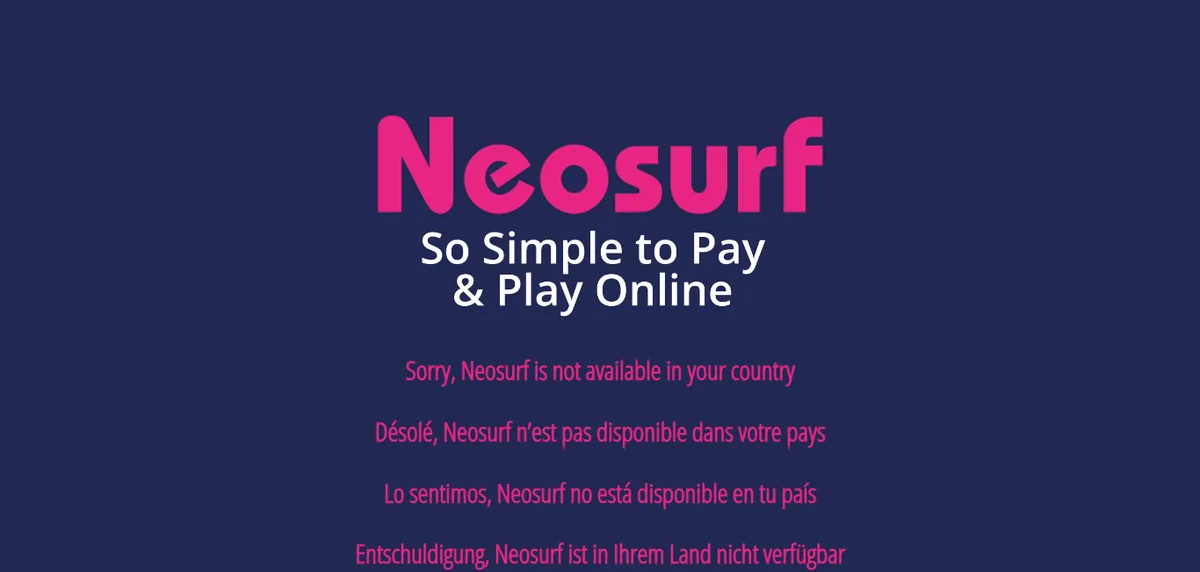 Neosurf sine egne sider