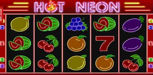 hot neon slot machine
